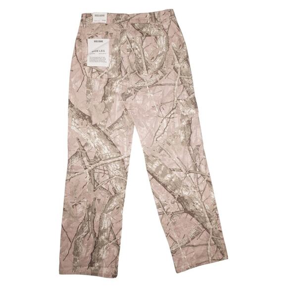 Disclosure x Refrain Camo Wide Leg Pants Women’s 13/31 Y2K Tree Print Cargo - Picture 2 of 6